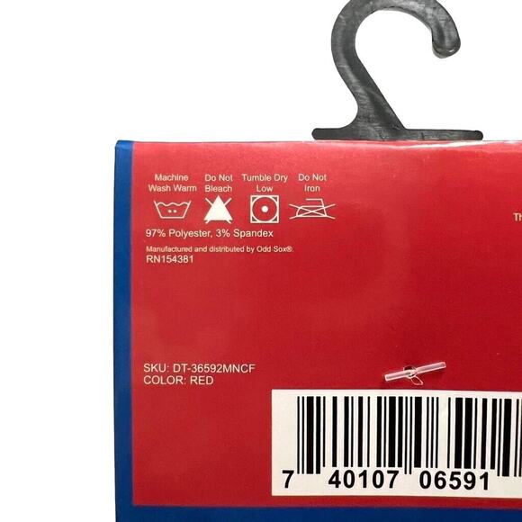 Odd Sox Unisex Kool Aid Man Oh Yeah Novelty Crew Socks Retro 80s 90s Red Blue - Picture 5 of 8